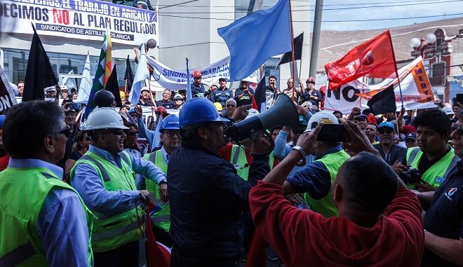Histórica marcha de Asinda y Trabajadores Para decir No al Plan Regulador